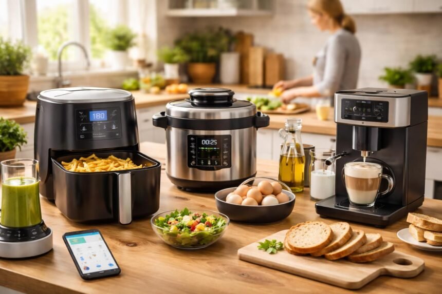 Modern konyhai gépek és eszközök spórolnak időt a főzésben.