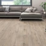 Modern vízálló laminált padló és stílusos otthon dekoráció